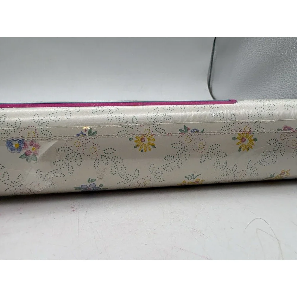Vintage Rubbermaid Grip Self Adhesive Shelf Liner Floral 3 Yds x 18” NOS
